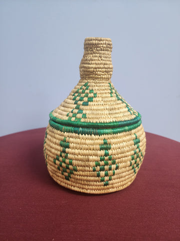 Handwoven Basket with Lid #25-185